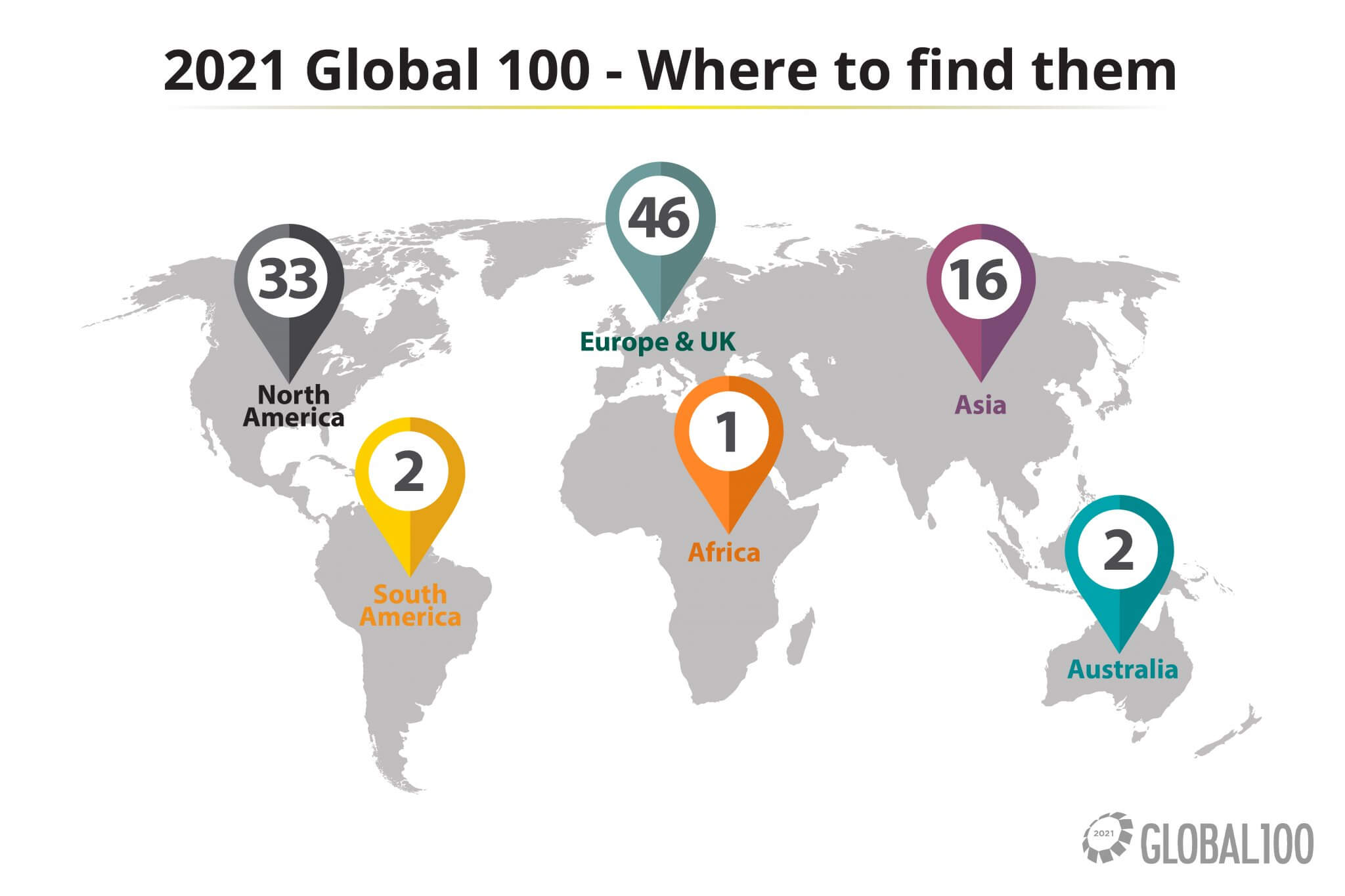 Corporate Knights 2021 list map