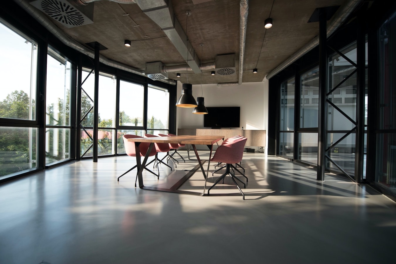 office with operable windows