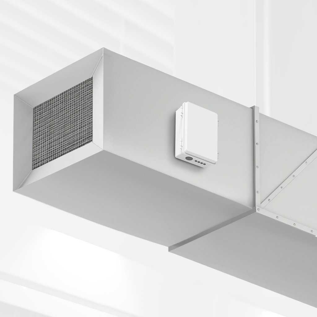 Why should you monitor air quality inside the duct
